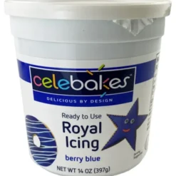 Fashion Celebakes Ready to Use Berry Blue Royal Icing, 14 oz. - cozylivehome.com | we sell a wide range of comfortable household items Foods