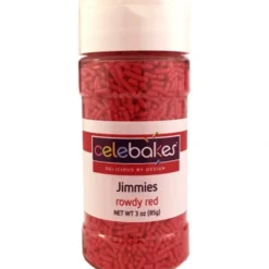Store Celebakes Rowdy Red Jimmies, 3 oz. - cozylivehome.com | we sell a wide range of comfortable household items Foods