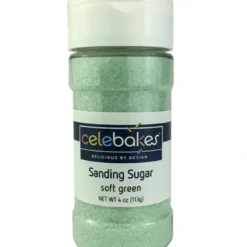 Discount Celebakes Soft Green Sanding Sugar, 4 oz. - cozylivehome.com | we sell a wide range of comfortable household items Foods