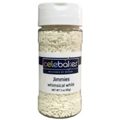 Best Sale Celebakes Whimsical White Jimmies, 3 oz. - cozylivehome.com | we sell a wide range of comfortable household items Foods