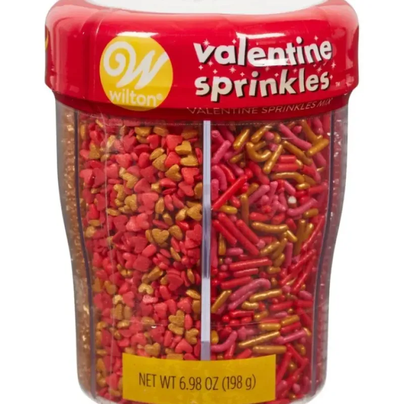 6-Cell Metallic Valentine's Day Sprinkles Mix, 6.98 oz. - cozylivehome.com | we sell a wide range of comfortable household items^ Shop All