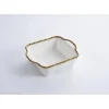 CER-2657-WG Square Gold Banking Dish - cozylivehome.com | we sell a wide range of comfortable household items^ Shop All