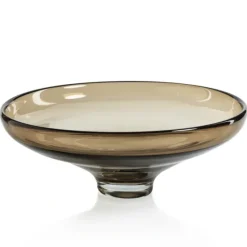 Shop CH-6803 Cambria Glass Bowl - Taupe - cozylivehome.com | we sell a wide range of comfortable household items Giftware