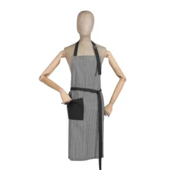 Store Chambray Stripe Ajustable Apron Black - cozylivehome.com | we sell a wide range of comfortable household items Housewares