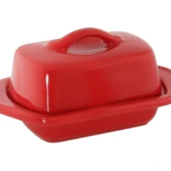 CHANTAL MINI BUTTER DISH RED - cozylivehome.com | we sell a wide range of comfortable household items^ Shop All