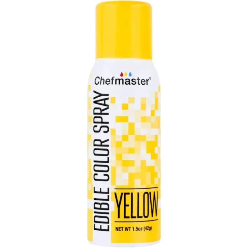 Sale Chefmaster Edible Color Spray Yellow - cozylivehome.com | we sell a wide range of comfortable household items Foods