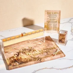 CH-MT-PB Chanukah Menorah Tray - Painted Batya - cozylivehome.com | we sell a wide range of comfortable household items^ Shop All