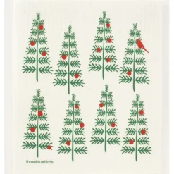 CHRISTMAS TREES SWEDISH DISHCLOTH - cozylivehome.com | we sell a wide range of comfortable household items^ Shop All