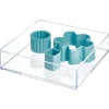 Clarity Drawer Organizer 8" x 8" x 2" Clear - cozylivehome.com | we sell a wide range of comfortable household items^ Shop All