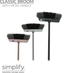 Classic Broom W. Metal Handle-Asst. - cozylivehome.com | we sell a wide range of comfortable household items^ Shop All