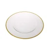 Clear Chargers with Gold Trim - 13" D - cozylivehome.com | we sell a wide range of comfortable household items^ Shop All