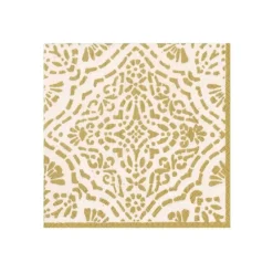 COCKTAIL NAPKIN ANNIKA IVORY/GOLD - cozylivehome.com | we sell a wide range of comfortable household items^ Shop All