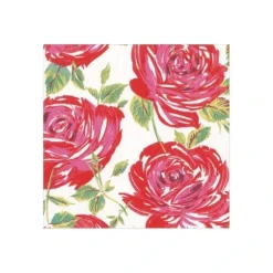 COCKTAIL NAPKIN BELLA ROSA RED - cozylivehome.com | we sell a wide range of comfortable household items^ Shop All