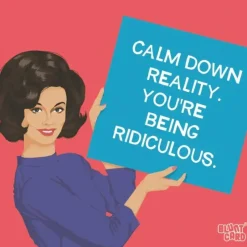 COCKTAIL NAPKIN CALM DOWN REALITY - cozylivehome.com | we sell a wide range of comfortable household items^ Shop All