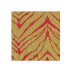 COCKTAIL NAPKIN GO WILD FUCHSIA/GLD - cozylivehome.com | we sell a wide range of comfortable household items^ Shop All