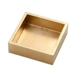 COCKTAIL NAPKIN HOLDER LACQUER GOLD LEAF - cozylivehome.com | we sell a wide range of comfortable household items^ Shop All