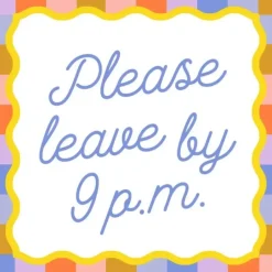 COCKTAIL NAPKIN PLEASE LEAVE BY 9 - cozylivehome.com | we sell a wide range of comfortable household items^ Shop All