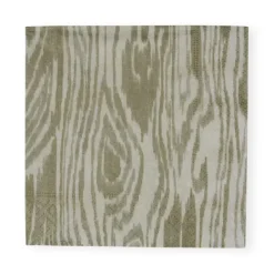 COCKTAIL NAPKIN WOODGRAIN SIL/GLD - cozylivehome.com | we sell a wide range of comfortable household items^ Shop All