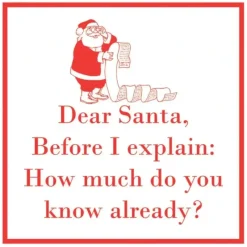 COCKTAIL NAPKINS DEAR SANTA - cozylivehome.com | we sell a wide range of comfortable household items^ Shop All
