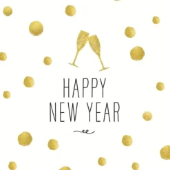 COCKTAIL NAPKINS HAPPY NEW YEAR - cozylivehome.com | we sell a wide range of comfortable household items^ Shop All