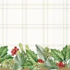 COCKTAIL NAPKINS PLAID HOLLY - cozylivehome.com | we sell a wide range of comfortable household items^ Shop All