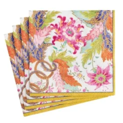 COCKTAIL NAPKINS TOBACCO LEAF IVORY - cozylivehome.com | we sell a wide range of comfortable household items^ Shop All