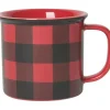 COFFEE MUG BUFFALO CHECK RED/BLK - cozylivehome.com | we sell a wide range of comfortable household items^ Shop All