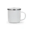 COFFEE MUG ENAMEL 12 OZ WHT - cozylivehome.com | we sell a wide range of comfortable household items^ Shop All