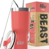 COFFEE TUMBLER SS 40 OZ CORAL - cozylivehome.com | we sell a wide range of comfortable household items^ Shop All