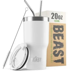 COFFEE TUMBLER SS 20 OZ WHITE - cozylivehome.com | we sell a wide range of comfortable household items^ Shop All