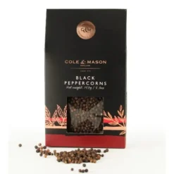 COLE & MASON BLACK PEPPERCORNS BOX 5.3oz - cozylivehome.com | we sell a wide range of comfortable household items^ Shop All