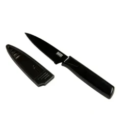COLORI SERRATED PARING KNIFE BLK 4" - cozylivehome.com | we sell a wide range of comfortable household items^ Shop All