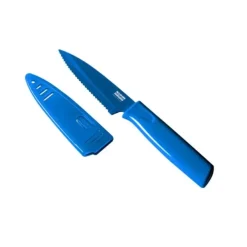 COLORI SERRATED PARING KNIFE BLUE 4" - cozylivehome.com | we sell a wide range of comfortable household items^ Shop All