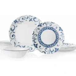 Corelle Arthemis Dinnerware Service For 4 - cozylivehome.com | we sell a wide range of comfortable household items^ Shop All