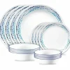 CORELLE MUGLESS 16 pc SET- CLASSIC OCEAN BLUES - cozylivehome.com | we sell a wide range of comfortable household items^ Shop All
