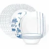 CORELLE MUGLESS RD. 12 pc SET BOTANICAL STRIPES - cozylivehome.com | we sell a wide range of comfortable household items^ Shop All