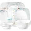 CORELLE MUGLESS SQ.* 16pc SET ADLYN - cozylivehome.com | we sell a wide range of comfortable household items^ Shop All