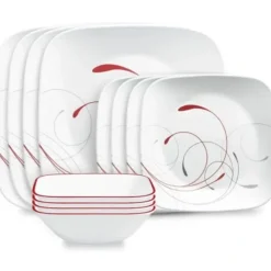 CORELLE MUGLESS SQ. 12pc SET SPLENDOR - cozylivehome.com | we sell a wide range of comfortable household items^ Shop All