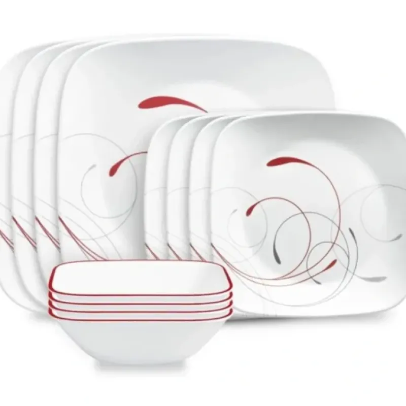 CORELLE MUGLESS SQ. 12pc SET SPLENDOR - cozylivehome.com | we sell a wide range of comfortable household items^ Shop All
