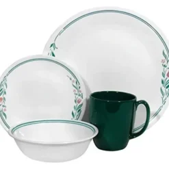 CORELLE SET LIVING, ROSEMARIE Service For 4 - cozylivehome.com | we sell a wide range of comfortable household items^ Shop All