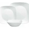 CORELLE SET 12pc SQ PURE WHITE - cozylivehome.com | we sell a wide range of comfortable household items^ Shop All