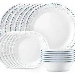 CORELLE SET ROUND- CASPIAN- 18 pc SET - cozylivehome.com | we sell a wide range of comfortable household items^ Shop All