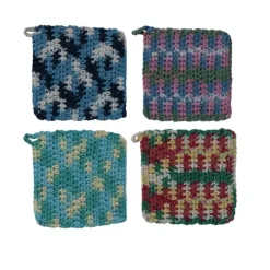Cotton Crocheted Pot Holder, Multi Color - cozylivehome.com | we sell a wide range of comfortable household items^ Shop All