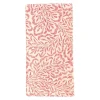 COTTON NAPKIN S/4 CORAL/FUCHSIA LEAVES - cozylivehome.com | we sell a wide range of comfortable household items^ Shop All
