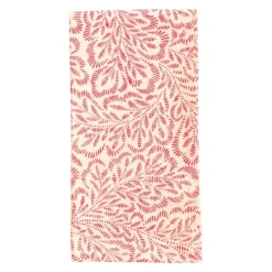 COTTON NAPKIN S/4 CORAL/FUCHSIA LEAVES - cozylivehome.com | we sell a wide range of comfortable household items^ Shop All
