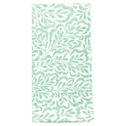 COTTON NAPKIN S/4 GREEN/WHITE LEAVES - cozylivehome.com | we sell a wide range of comfortable household items^ Shop All