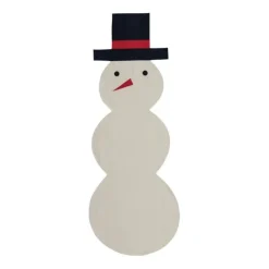 Cotton Snowman Shaped Table Runner w/ Embroidery - cozylivehome.com | we sell a wide range of comfortable household items^ Shop All