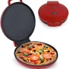 Courant Pizza Maker, Griddle and Oven, 220 Voltage, Kosher! - Red - cozylivehome.com | we sell a wide range of comfortable household items^ Shop All