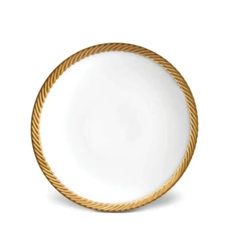 CR230 CORDE SOUP PLATE GOLD CR230 - cozylivehome.com | we sell a wide range of comfortable household items^ Shop All