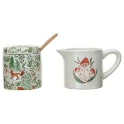 Creamer & Sugar Pot Woodland Flora - cozylivehome.com | we sell a wide range of comfortable household items^ Shop All